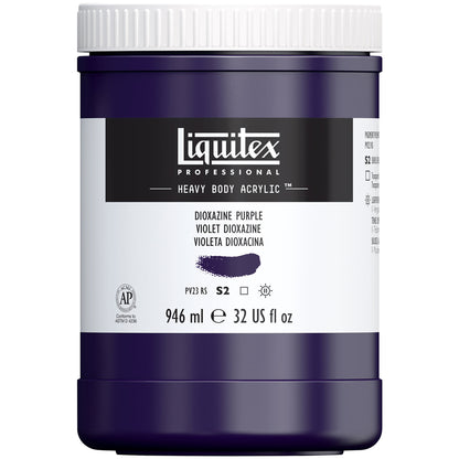 Liquitex Professional Heavy Body Akrilik Boya 946ml Dioxazine Purple 186 S2