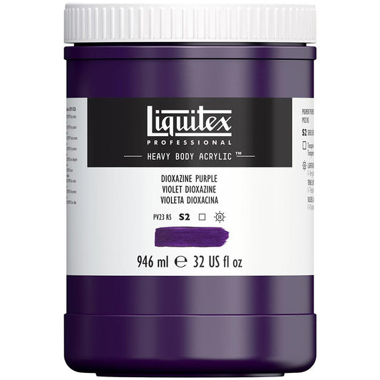 Liquitex Professional Heavy Body Akrilik Boya 946ml Dioxazine Purple 186 S2