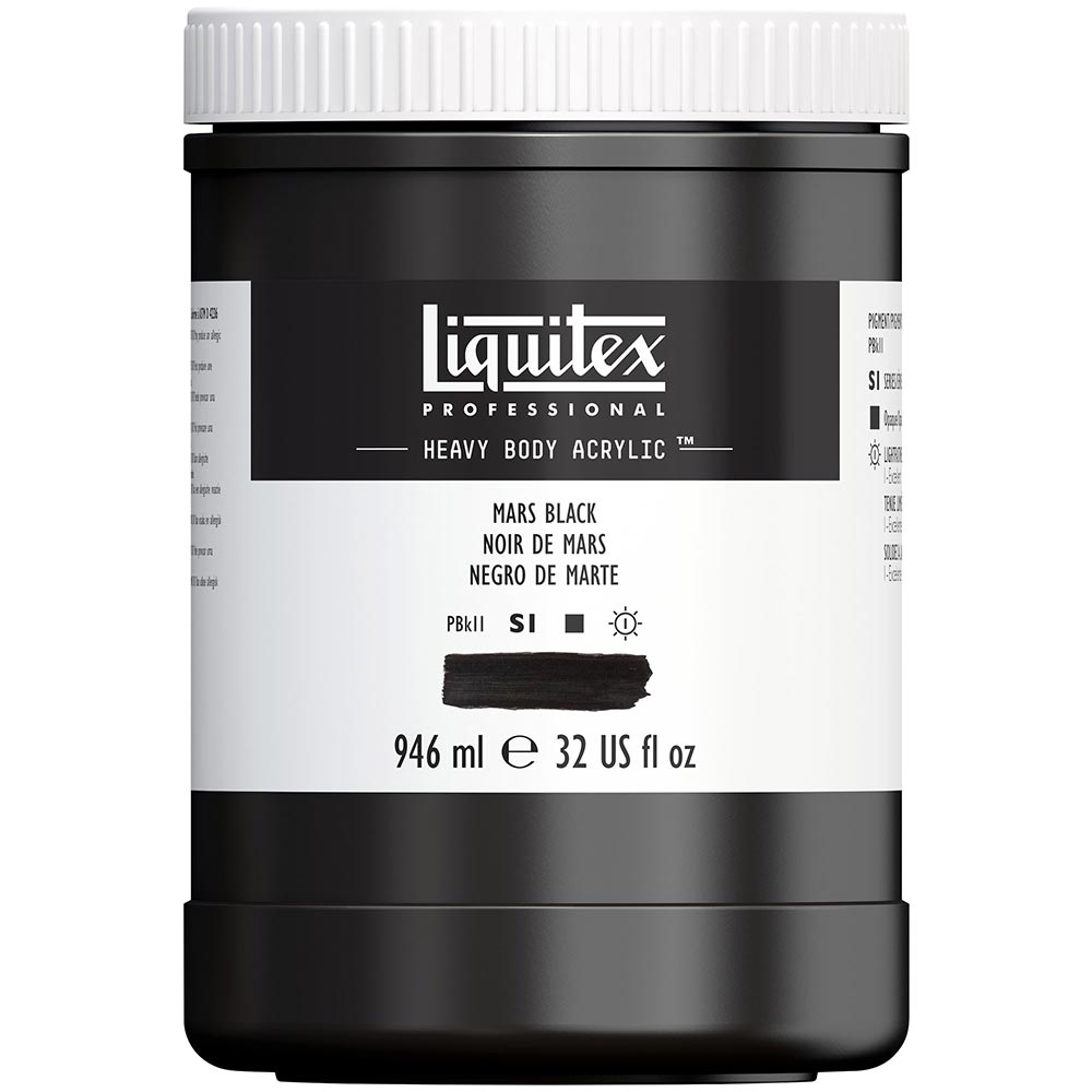 Liquitex Professional Heavy Body Akrilik Boya 946ml Mars Black 276 S1