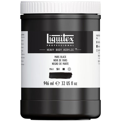 Liquitex Professional Heavy Body Akrilik Boya 946ml Mars Black 276 S1