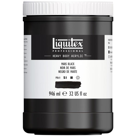 Liquitex Professional Heavy Body Akrilik Boya 946ml Mars Black 276 S1