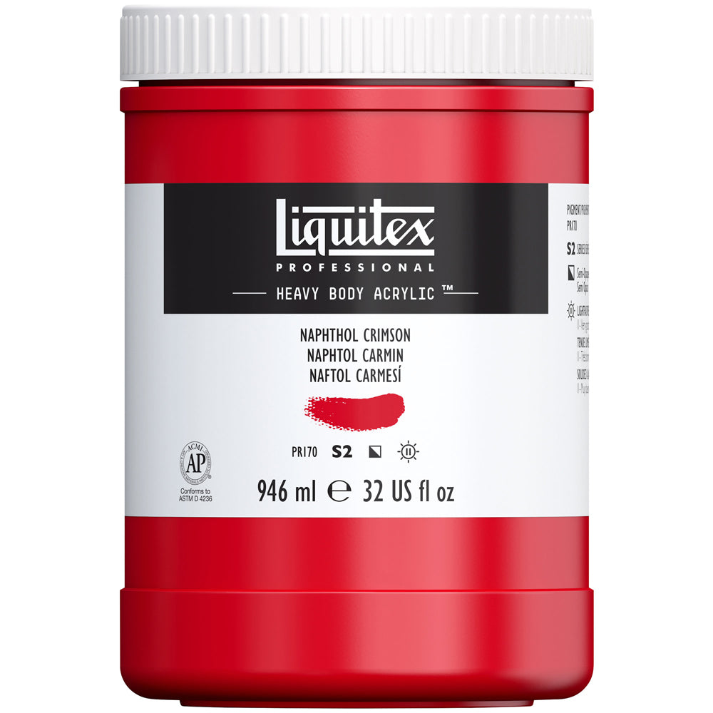Liquitex Professional Heavy Body Akrilik Boya 946ml Naphthol Crimson 292 S2