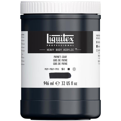 Liquitex Professional Heavy Body Akrilik Boya 946ml Payne's Gray 310 S1