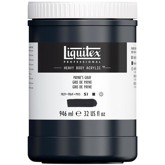 Liquitex Professional Heavy Body Akrilik Boya 946ml Payne's Gray 310 S1