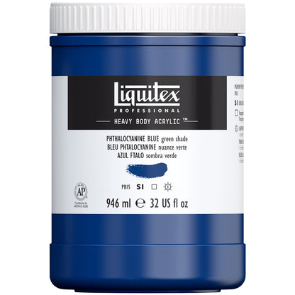 Liquitex Professional Heavy Body Akrilik Boya 946ml Phthalocyanine Blue Green Shade 316 S1