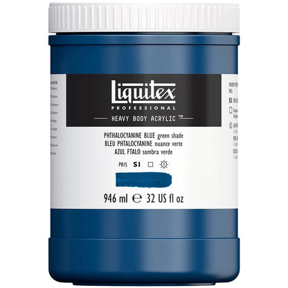 Liquitex Professional Heavy Body Akrilik Boya 946ml Phthalocyanine Blue Green Shade 316 S1