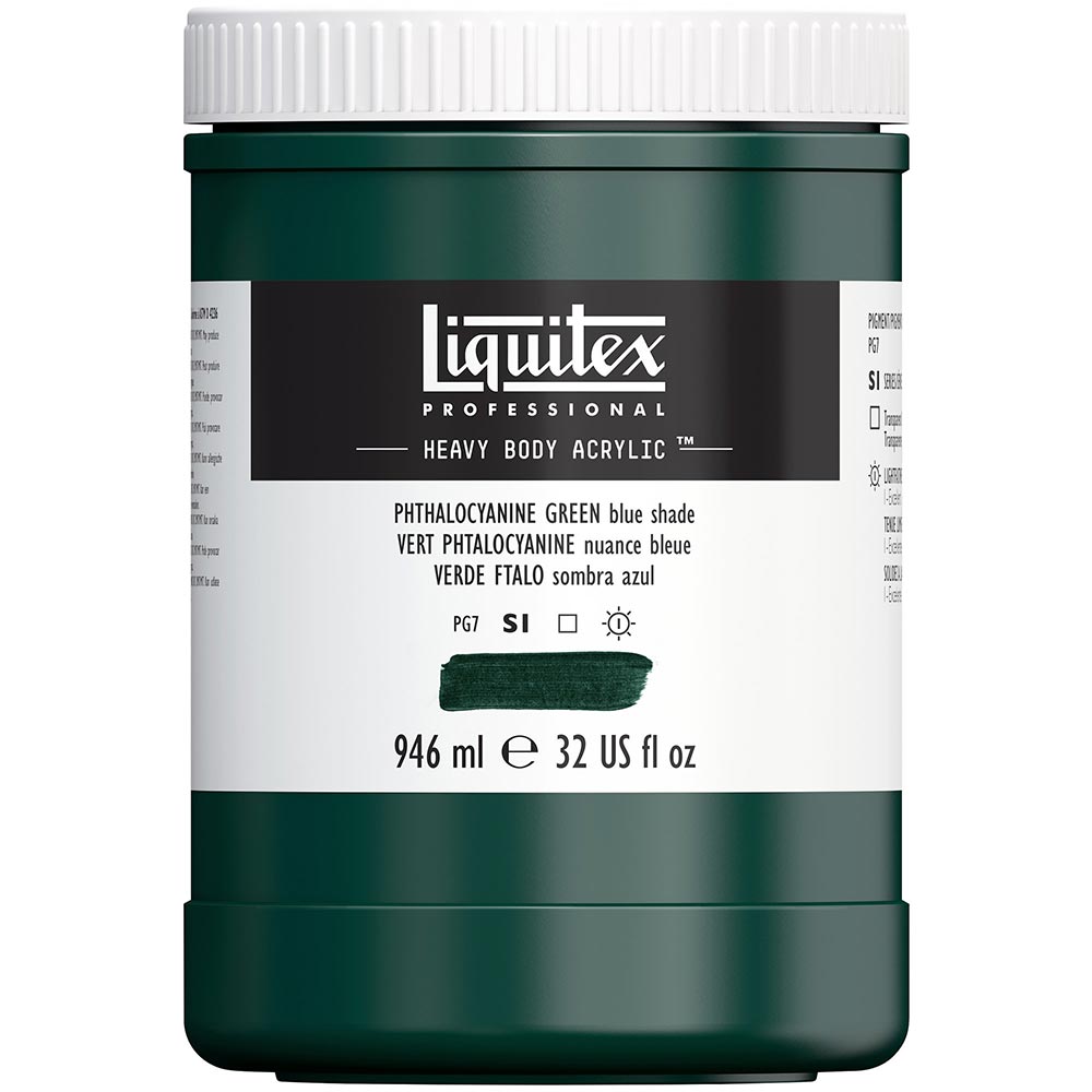 Liquitex Professional Heavy Body Akrilik Boya 946ml Phthalocyanine Green Blue Shade 317 S1