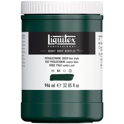 Liquitex Professional Heavy Body Akrilik Boya 946ml Phthalocyanine Green Blue Shade 317 S1