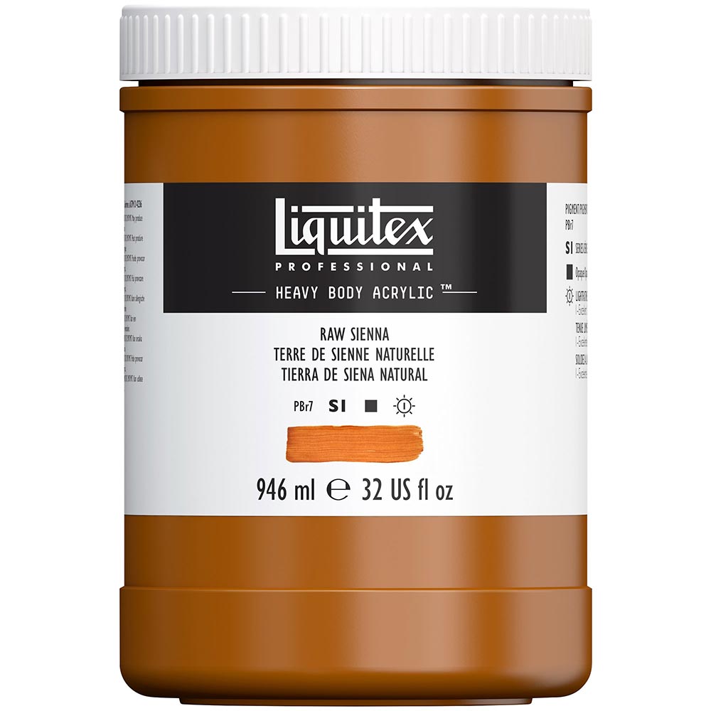 Liquitex Professional Heavy Body Akrilik Boya 946ml Raw Sienna 330 S1