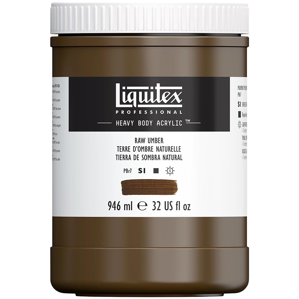 Liquitex Professional Heavy Body Akrilik Boya 946ml Raw Umber 331 S1