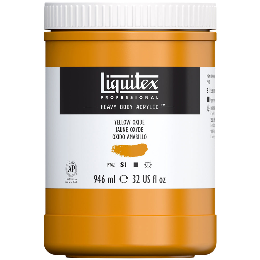 Liquitex Professional Heavy Body Akrilik Boya 946ml Yellow Oxide 416 S1
