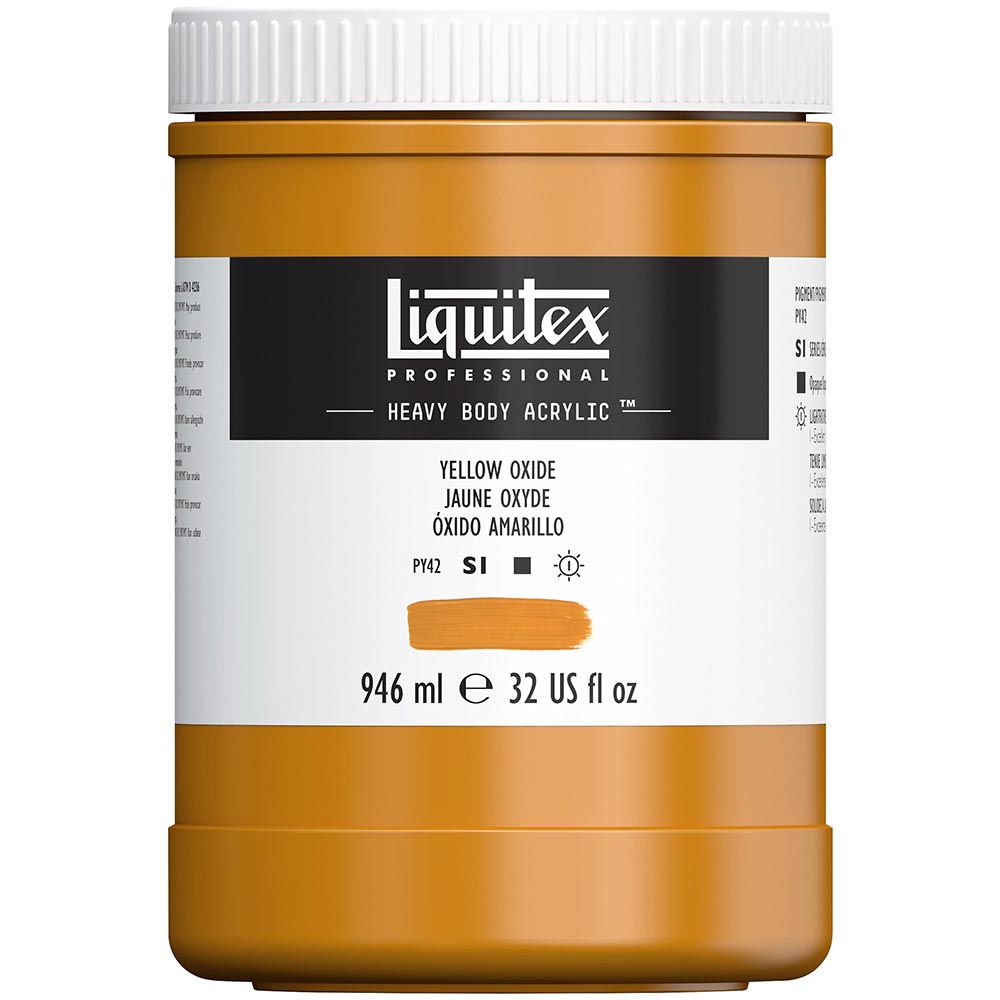 Liquitex Professional Heavy Body Akrilik Boya 946ml Yellow Oxide 416 S1