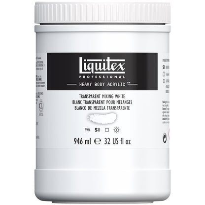 Liquitex Professional Heavy Body Akrilik Boya 946ml Transparent Mixing White 430 S1
