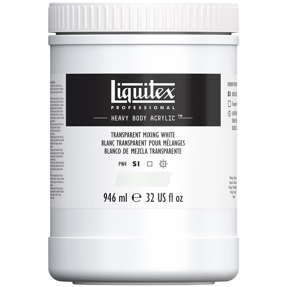 Liquitex Professional Heavy Body Akrilik Boya 946ml Transparent Mixing White 430 S1