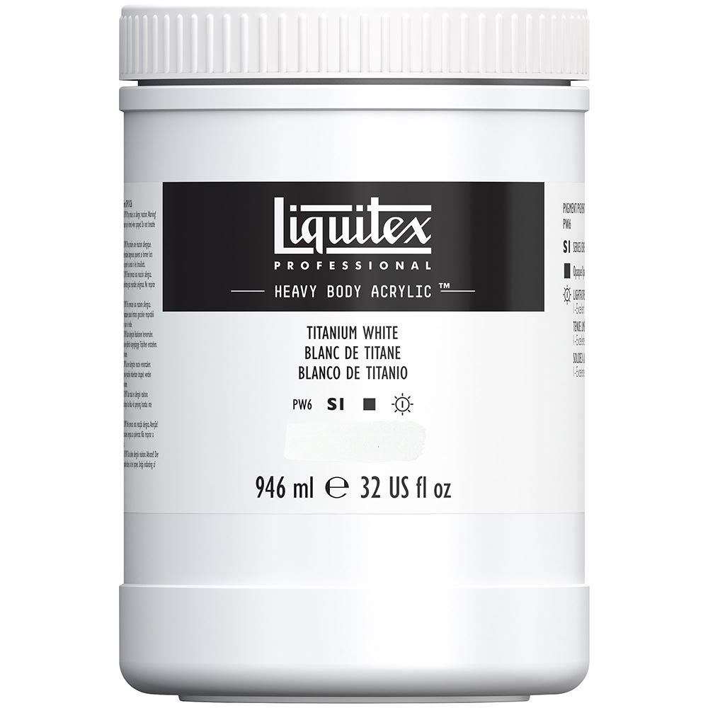 Liquitex Professional Heavy Body Akrilik Boya 946ml Titanium White 432 S1