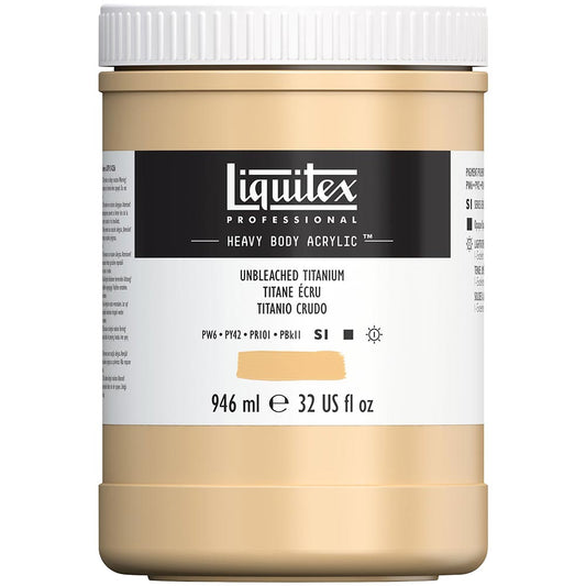 Liquitex Professional Heavy Body Akrilik Boya 946ml Unbleached Titanium 434 S1