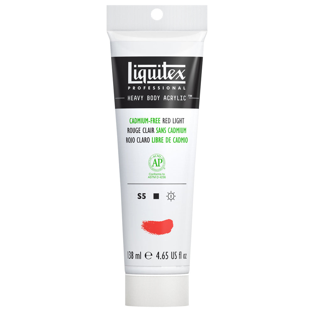 Liquitex Professional Heavy Body Akrilik Boya 138ml Cadmium-Free Red Light 893 S5