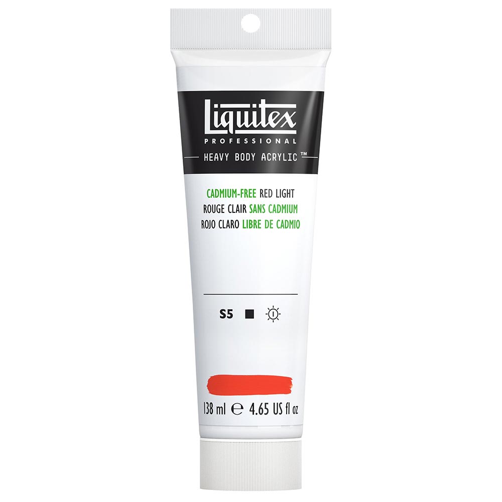 Liquitex Professional Heavy Body Akrilik Boya 138ml Cadmium-Free Red Light 893 S5