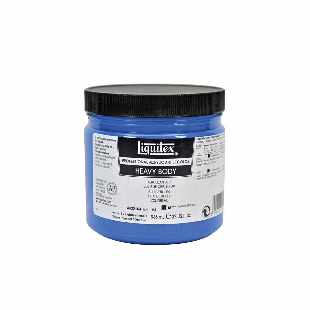 Liquitex Professional Heavy Body Akrilik Boya 946ml Cerulean Blue 164 S3