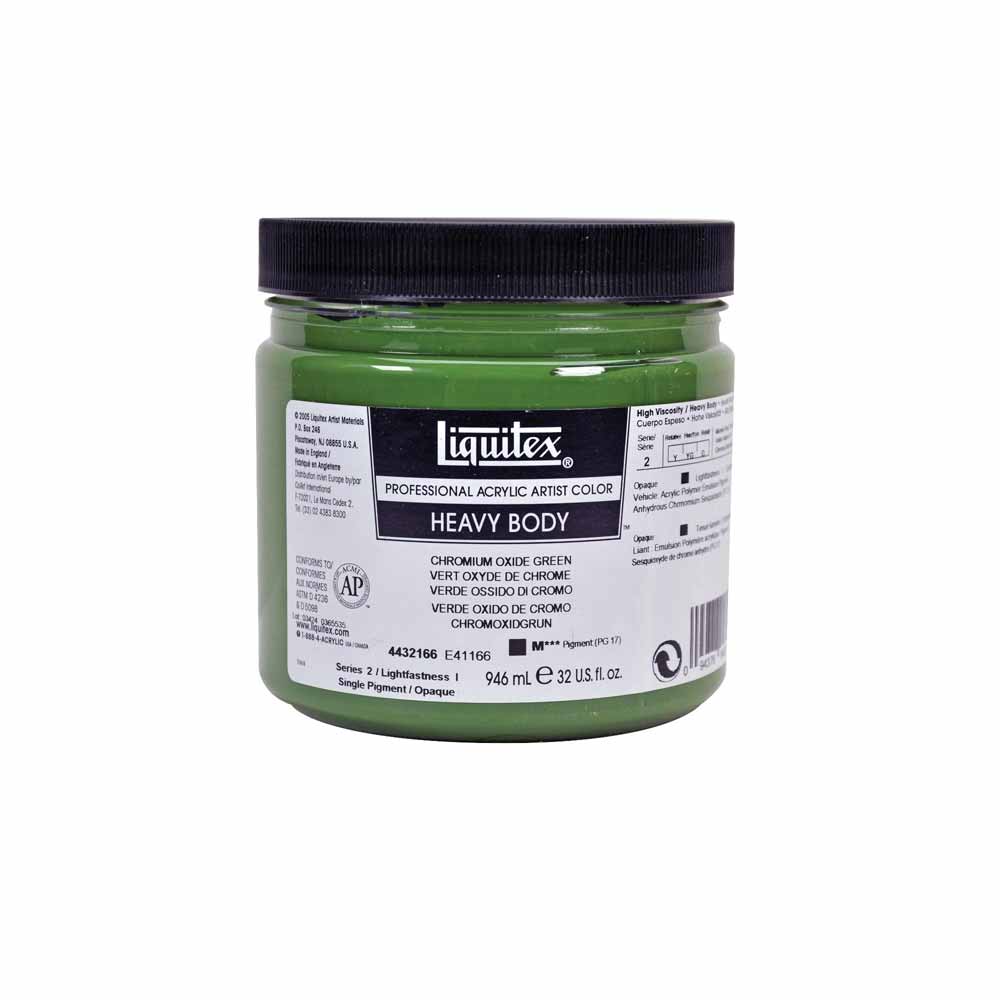 Liquitex Professional Heavy Body Akrilik Boya 946ml Chromium Oxide Green 166 S2