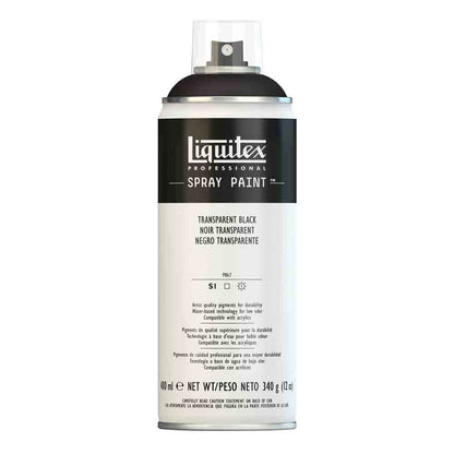 Liquitex Professional Akrilik Sprey Boya 400ml Transparent Black 260 S1