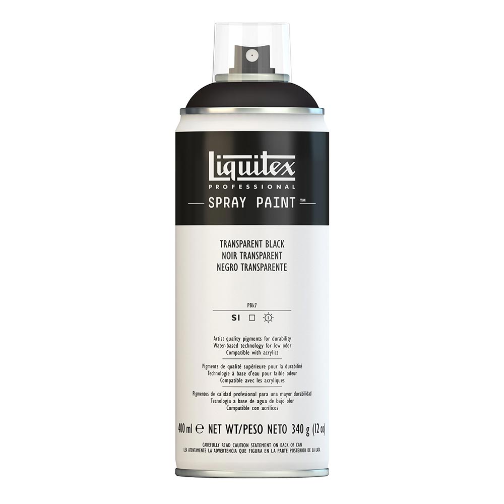 Liquitex Professional Akrilik Sprey Boya 400ml Transparent Black 260 S1