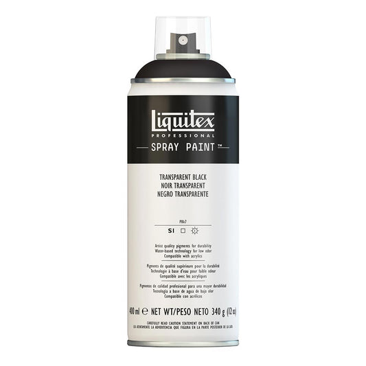 Liquitex Professional Akrilik Sprey Boya 400ml Transparent Black 260 S1