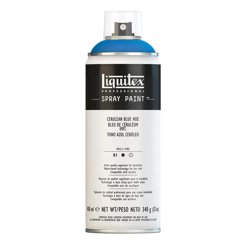 Liquitex Professional Akrilik Sprey Boya 400ml Cerulean Blue Hue 470 S1