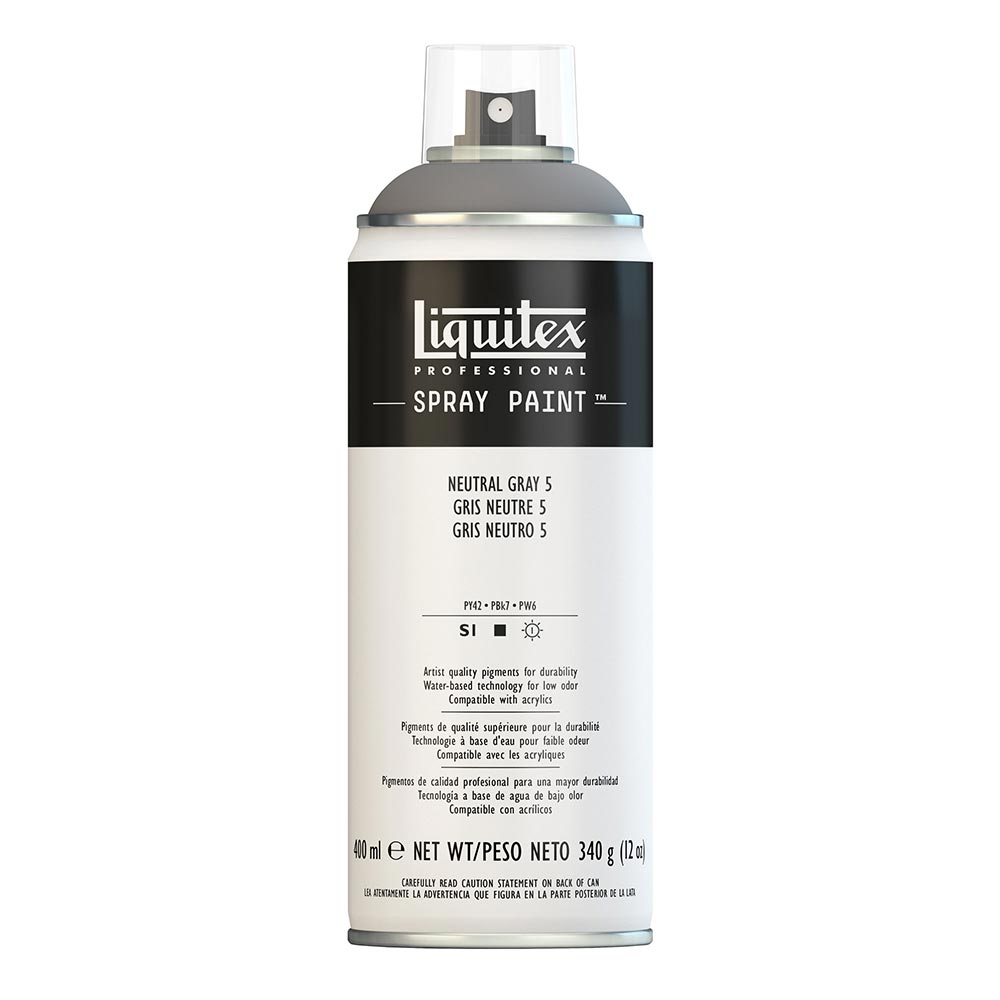Liquitex Professional Akrilik Sprey Boya 400ml Neutral Grey 5 5599 S1