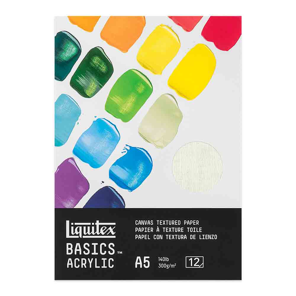 Liquitex Basics Akrilik Bloknot 300gr 12 Sayfa A5 (14.9x21cm)