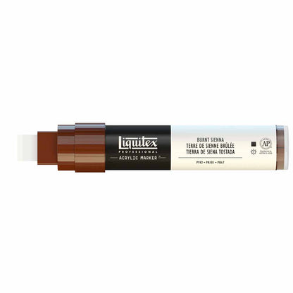 Liquitex Professional Akrilik Markör Kesik Uç 15mm Burnt Sienna 127