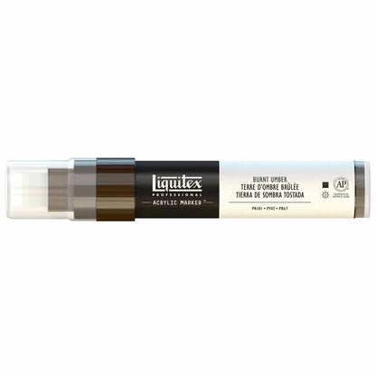 Liquitex Professional Akrilik Markör Kesik Uç 15mm Burnt Umber 128