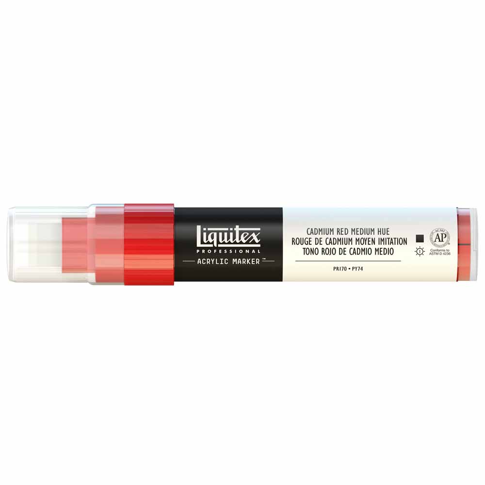Liquitex Professional Akrilik Markör Kesik Uç 15mm Cadmium Red Medium Hue 151