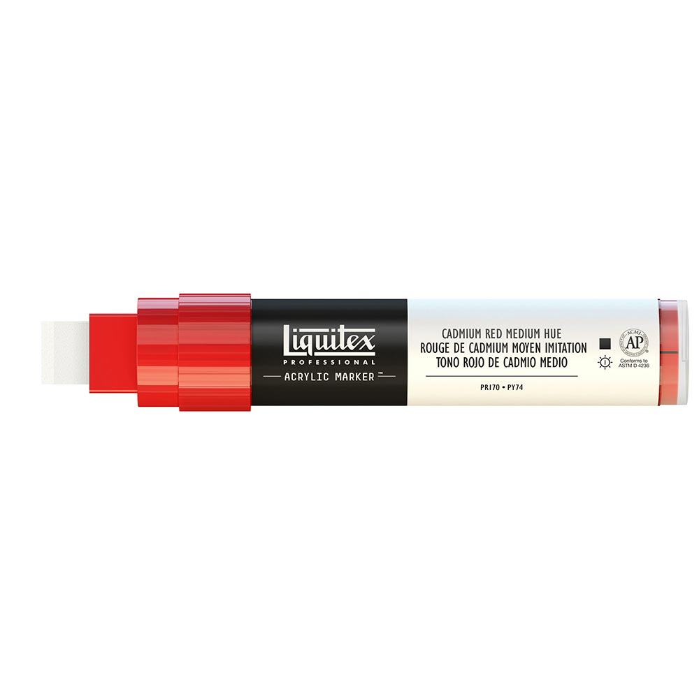 Liquitex Professional Akrilik Markör Kesik Uç 15mm Cadmium Red Medium Hue 151