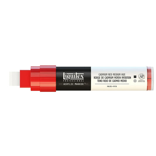 Liquitex Professional Akrilik Markör Kesik Uç 15mm Cadmium Red Medium Hue 151