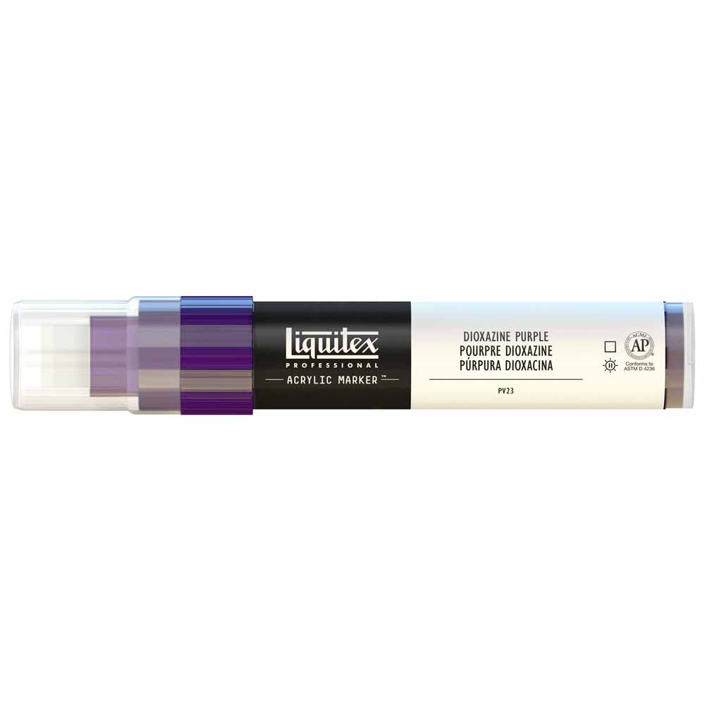 Liquitex Professional Akrilik Markör Kesik Uç 15mm Dioxazine Purple 186