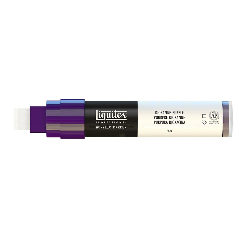 Liquitex Professional Akrilik Markör Kesik Uç 15mm Dioxazine Purple 186