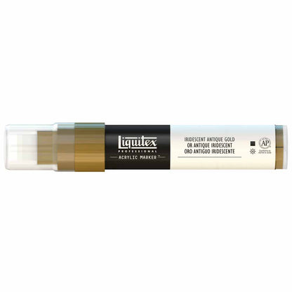 Liquitex Professional Akrilik Markör Kesik Uç 15mm Iridescent Antique Gold 237