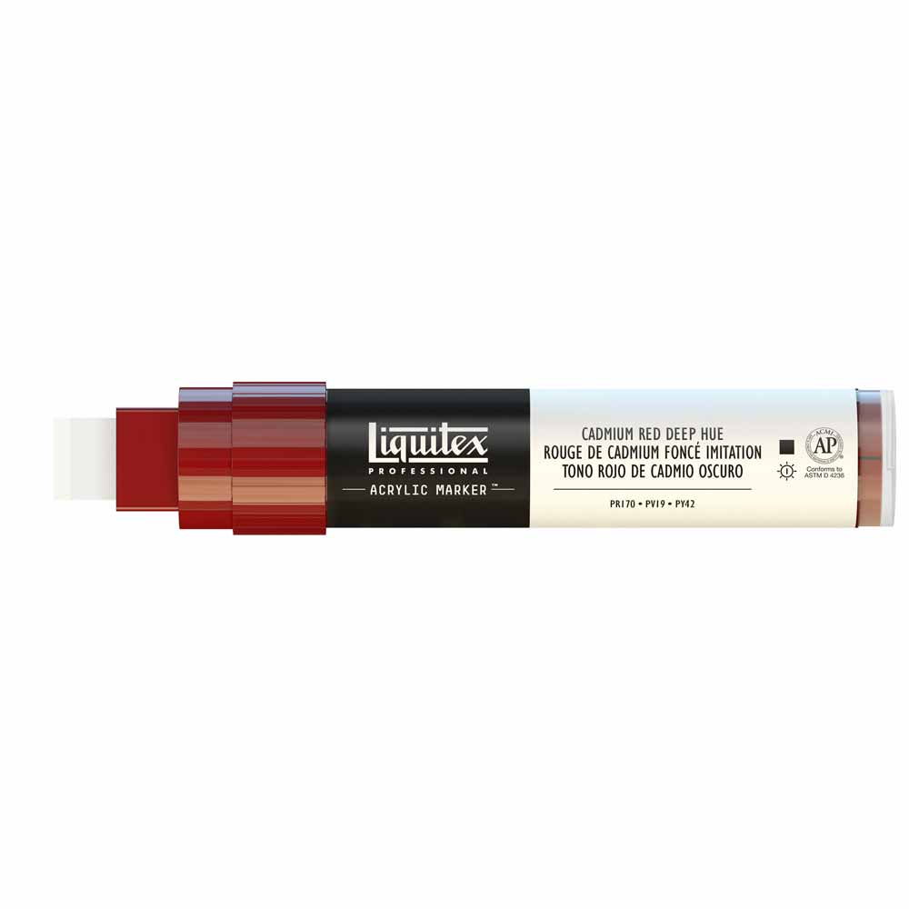 Liquitex Professional Akrilik Markör Kesik Uç 15mm Cadmium Red Deep Hue 311