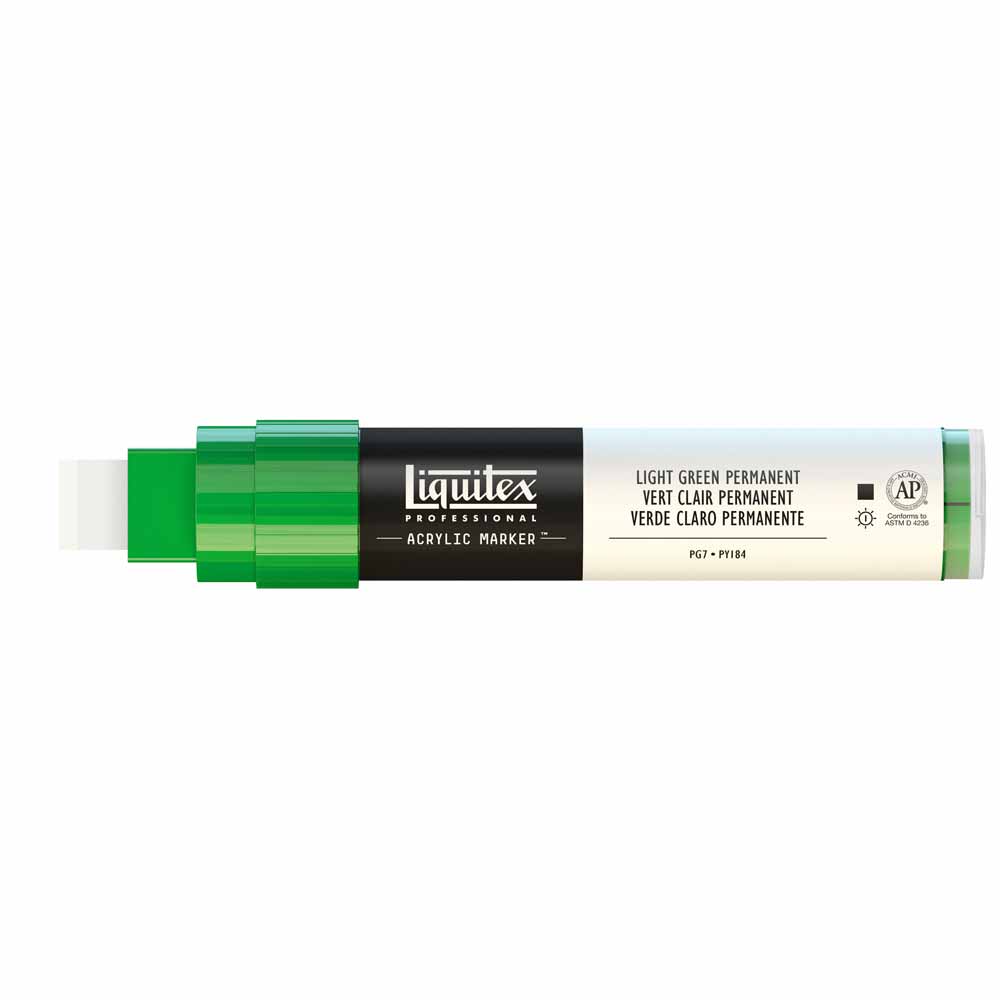 Liquitex Professional Akrilik Markör Kesik Uç 15mm Light Green Permanent 312