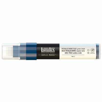 Liquitex Professional Akrilik Markör Kesik Uç 15mm Phthalocyanine Blue Green Shade 316