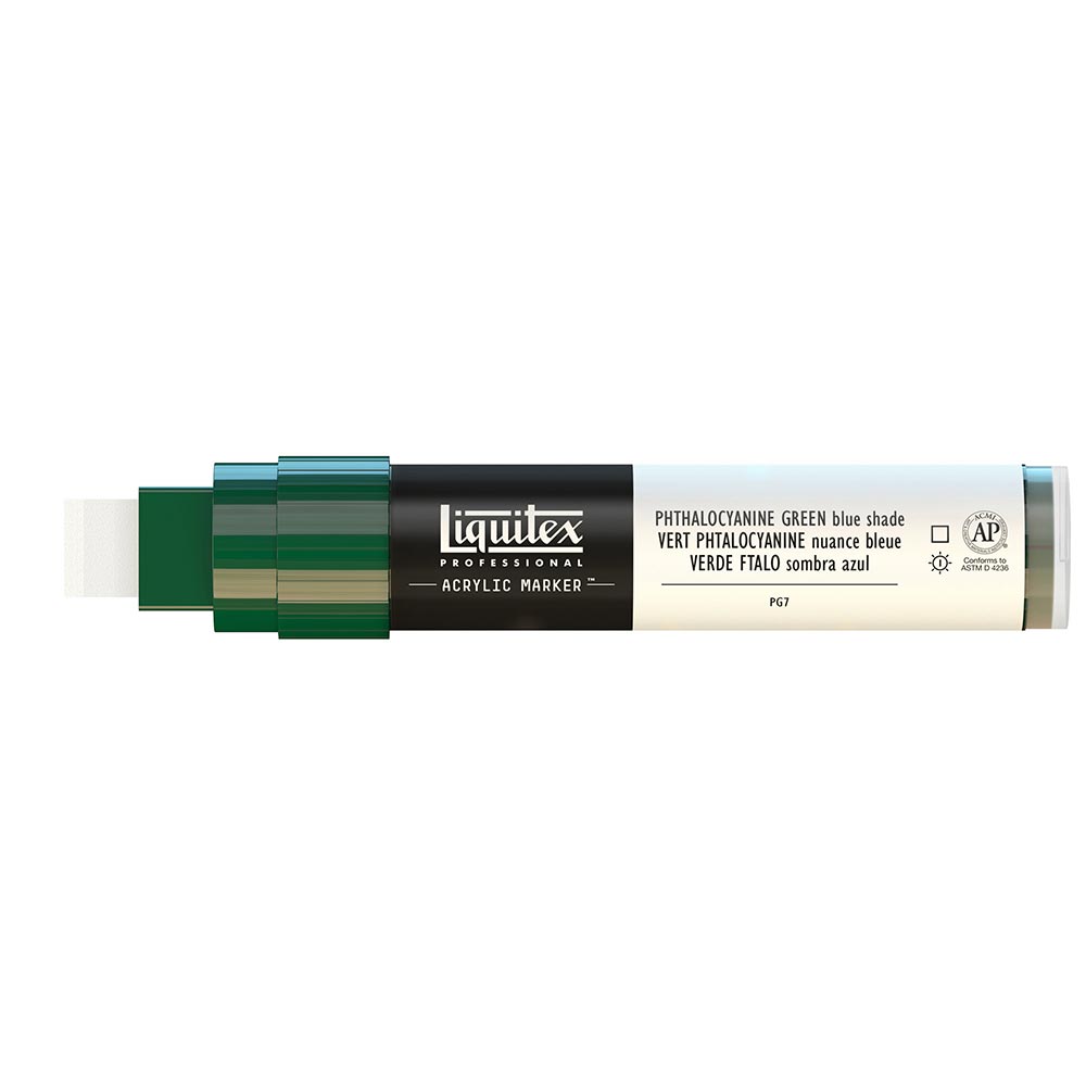 Liquitex Professional Akrilik Markör Kesik Uç 15mm Phthalocyanine Green Blue Shade 317