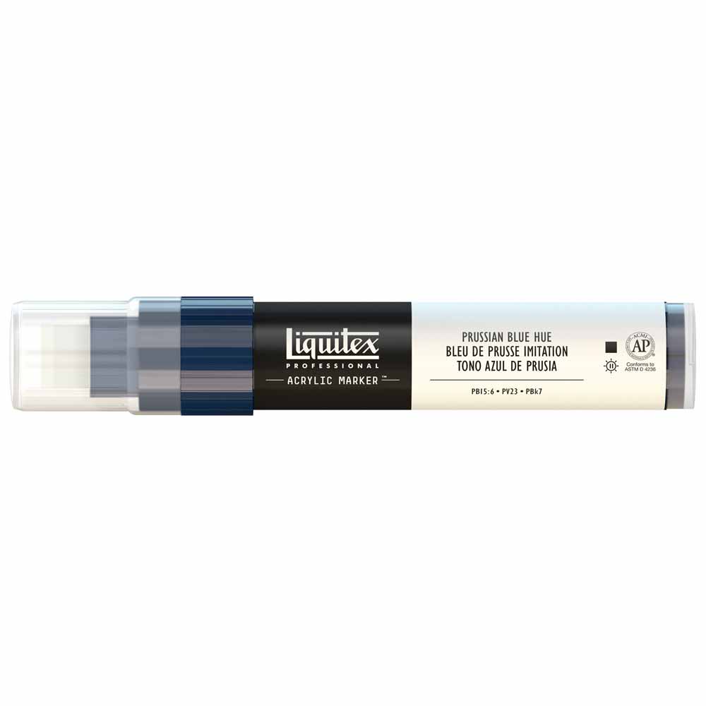 Liquitex Professional Akrilik Markör Kesik Uç 15mm Prussian Blue Hue 320