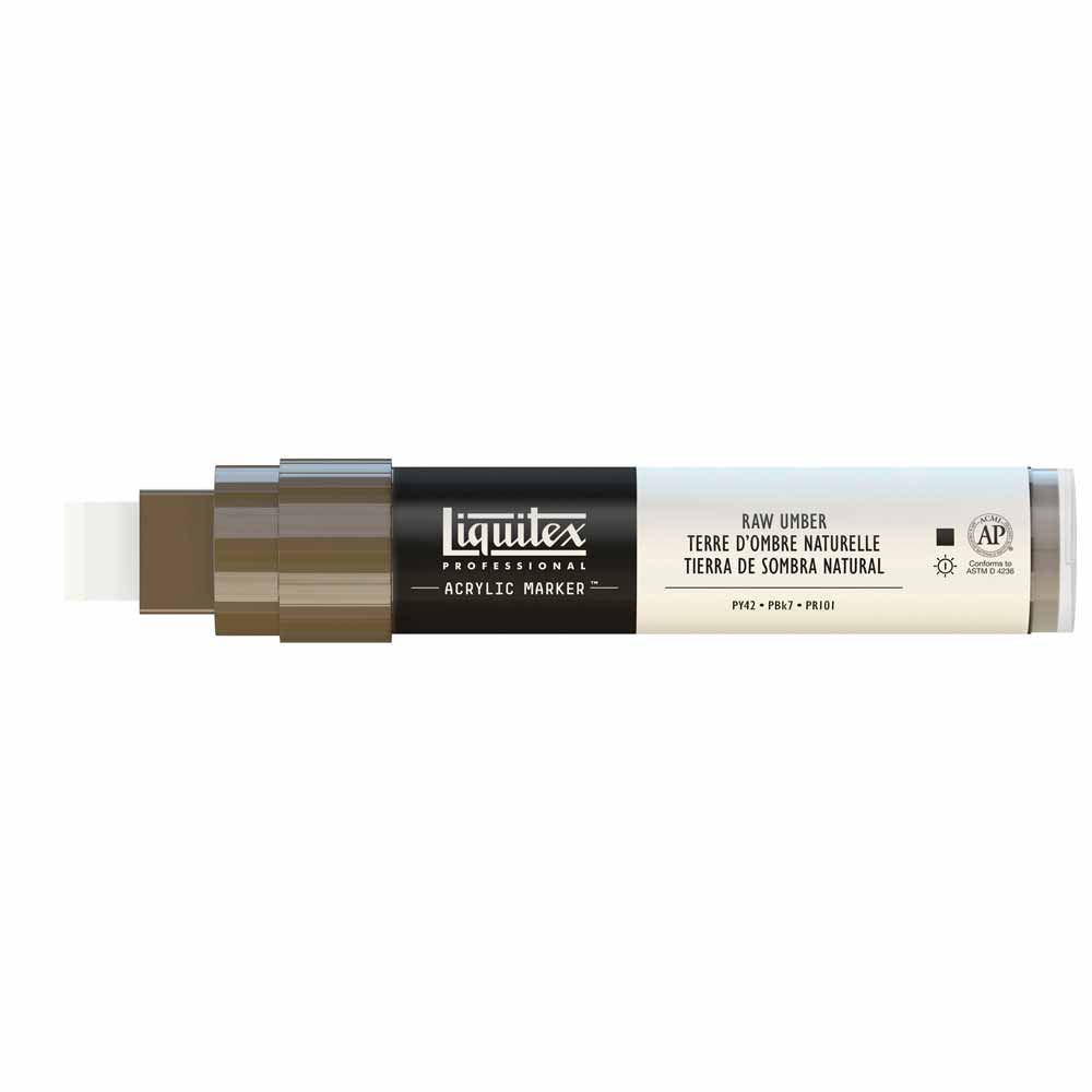 Liquitex Professional Akrilik Markör Kesik Uç 15mm Raw Umber 331