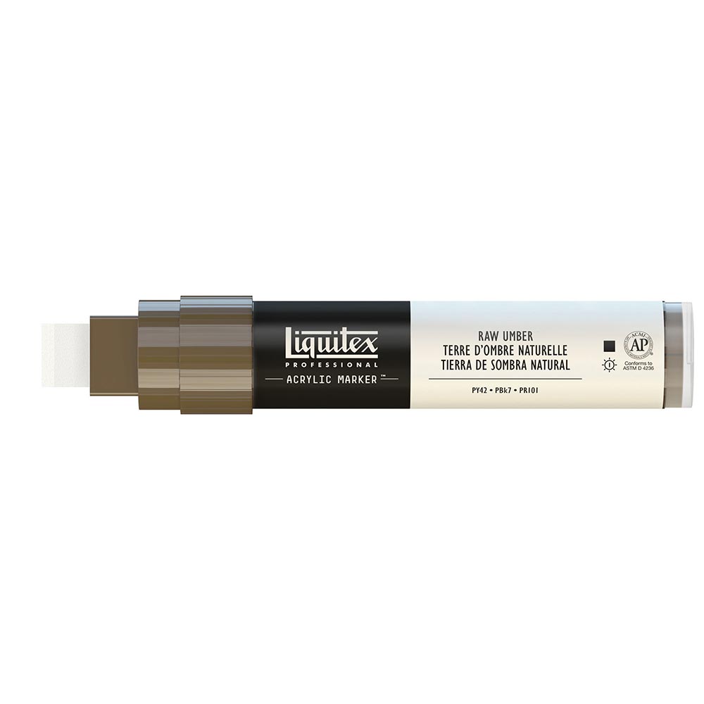 Liquitex Professional Akrilik Markör Kesik Uç 15mm Raw Umber 331