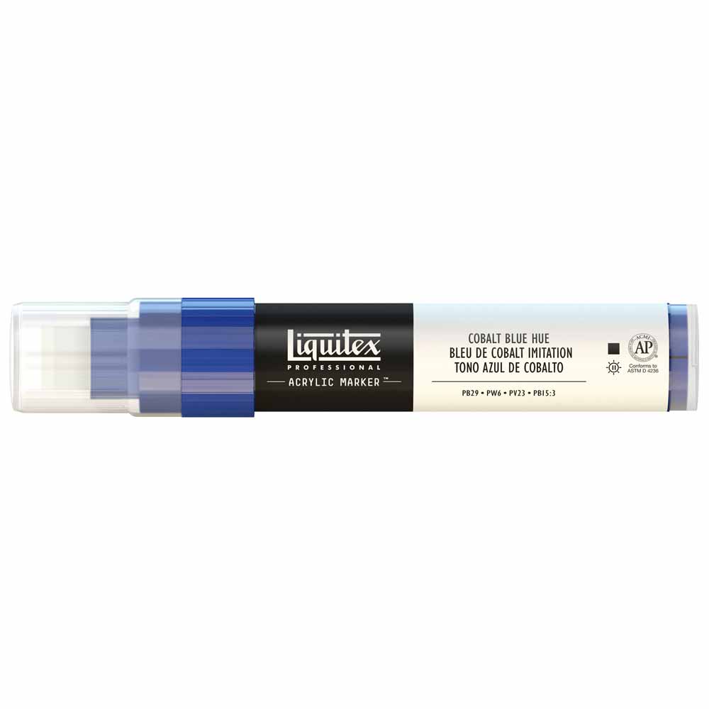 Liquitex Professional Akrilik Markör Kesik Uç 15mm Cobalt Blue Hue 381