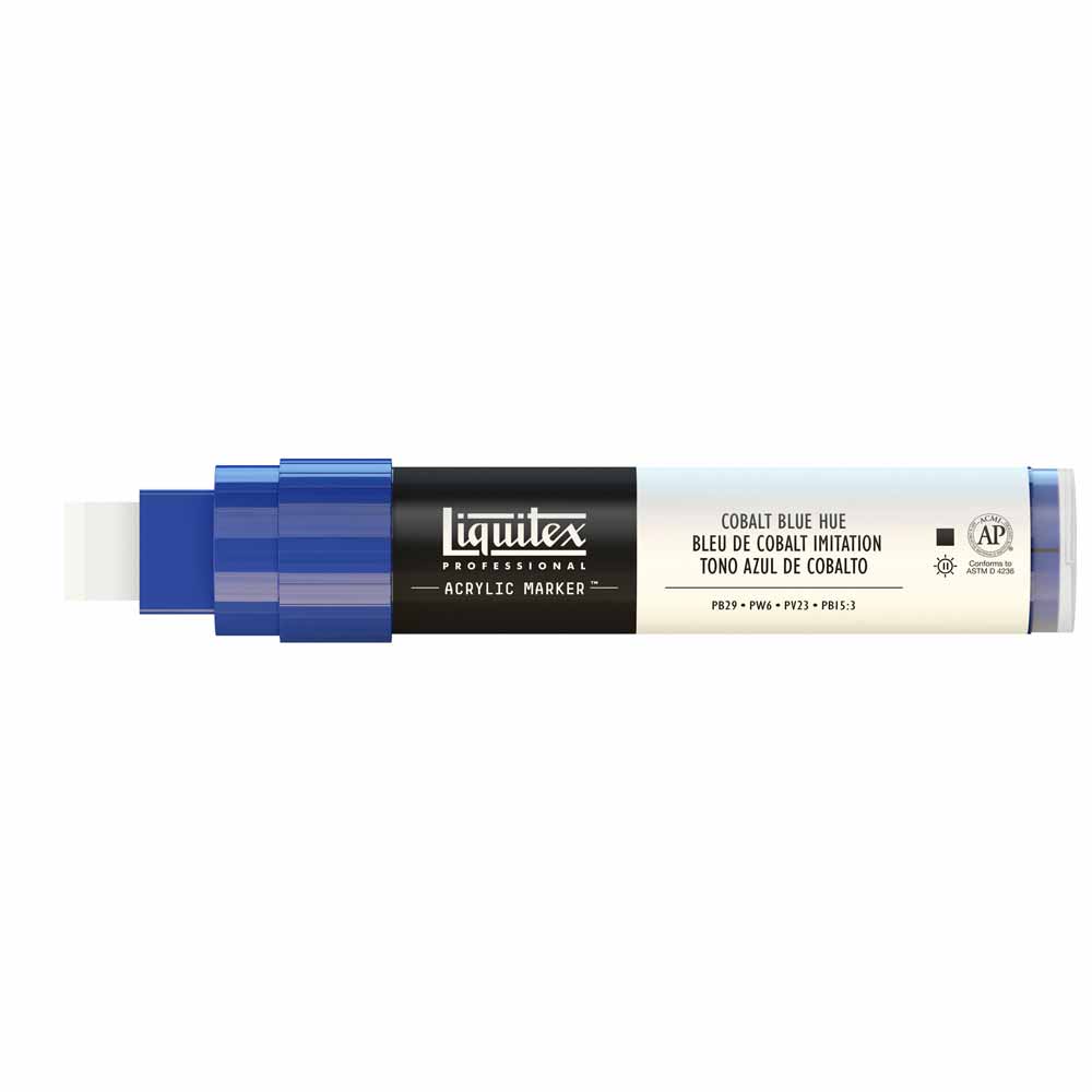 Liquitex Professional Akrilik Markör Kesik Uç 15mm Cobalt Blue Hue 381