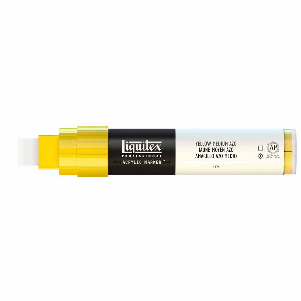 Liquitex Professional Akrilik Markör Kesik Uç 15mm Yellow Medium Azo 412