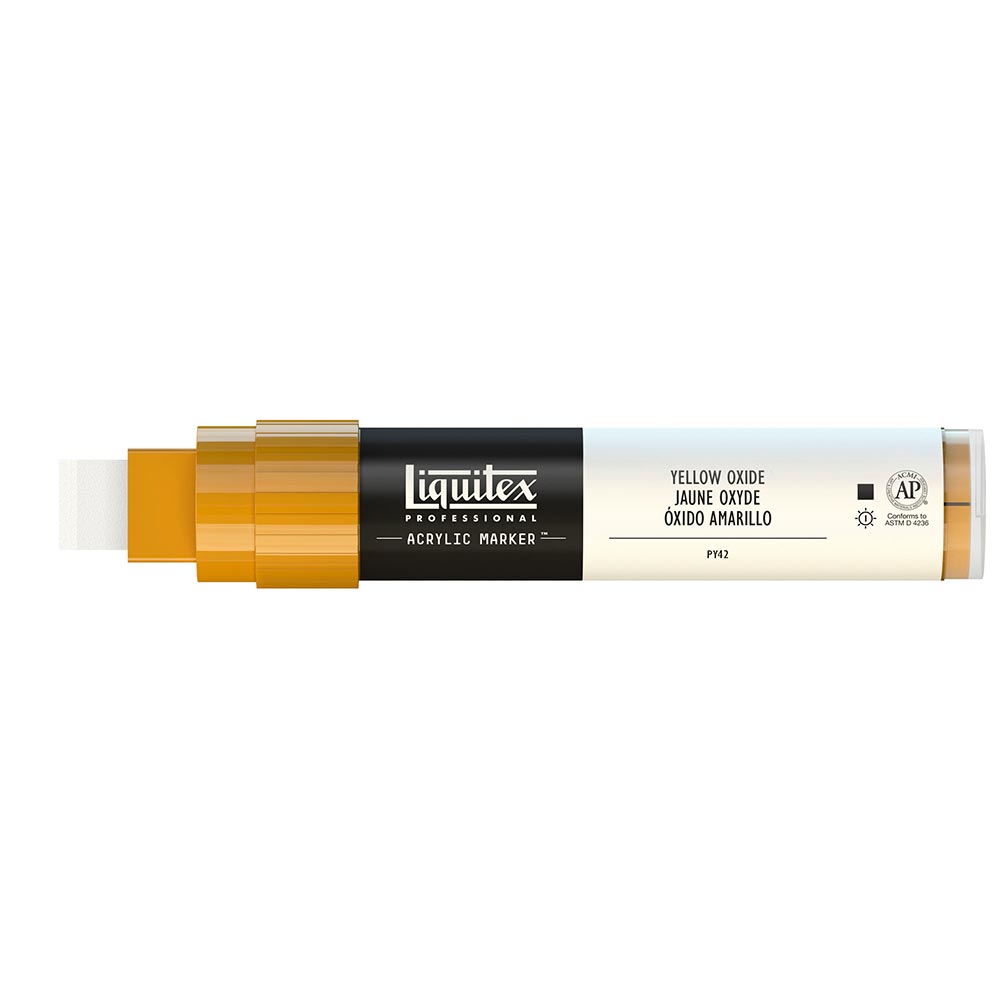 Liquitex Professional Akrilik Markör Kesik Uç 15mm Yellow Oxide 416