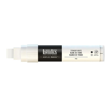 Liquitex Professional Akrilik Markör Kesik Uç 15mm Titanium White 432